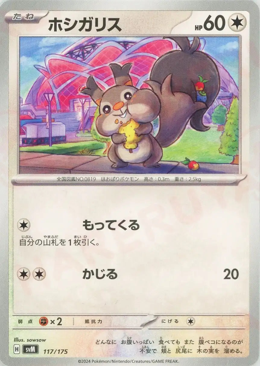 ホシガリス(D){無}〈117/175〉[SVM]